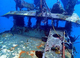 Corinthian Shipwreck in St Kitts